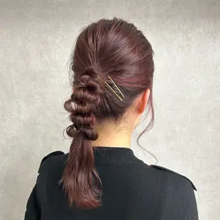 カラー ヘアアレンジ 透明感カラー/メンズ /ボブKanna🪄のヘアスタイル