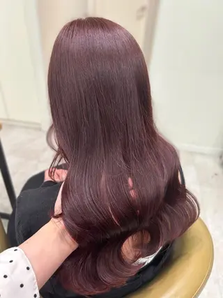 セミロング カラー ブリーチなしWカラー 🎀韓国ヘア/amiのヘアスタイル