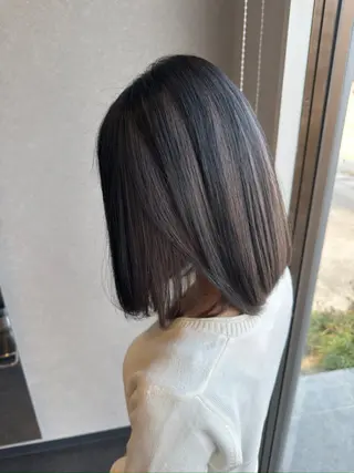 ミディアム 髪質改善⚡️カラー 🍀武久 誠🍀のヘアスタイル