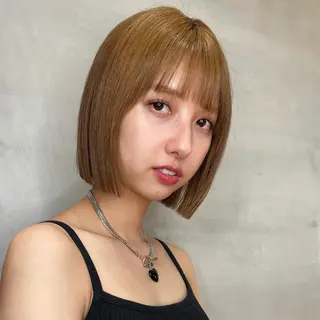 ショート Misaki /ボブ/縮毛矯正のヘアスタイル