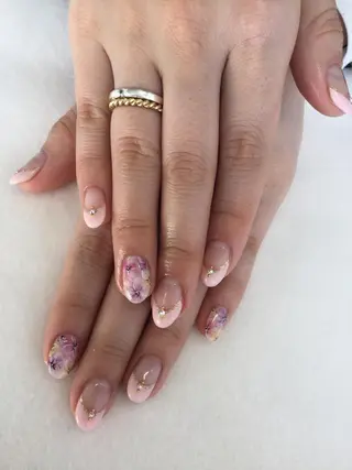 ネイル 💎🐰 saki. m 🐰💎のネイルデザイン