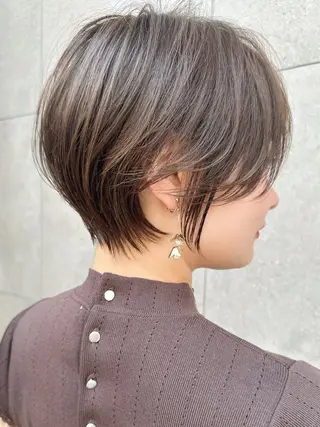 ショート レイヤー❣️縮毛矯正 川村利幸のヘアスタイル