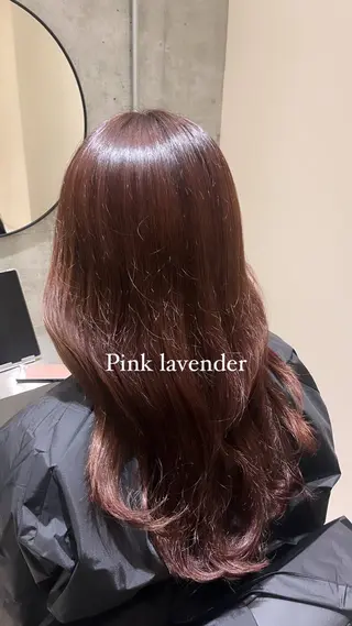 ロング 透明感カラー/顔周り カット🎀ヒラバルのヘアスタイル