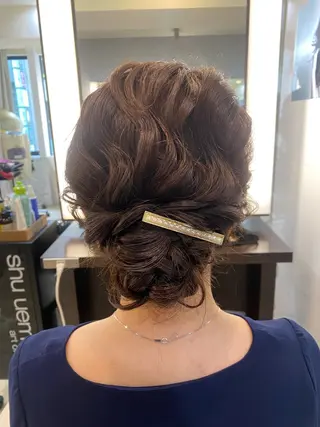 セミロング ヘアアレンジ 石垣廣乃 /Hironoのヘアスタイル