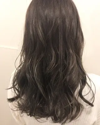 セミロング カラー Cecil hair 神戸店所属・Cecilhair セシルヘアー神戸元町のヘアスタイル