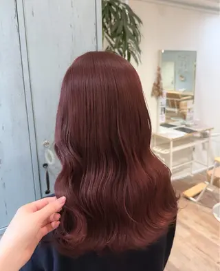 ロング ピンク・ラベンダー/ レイヤー/NANAのヘアスタイル