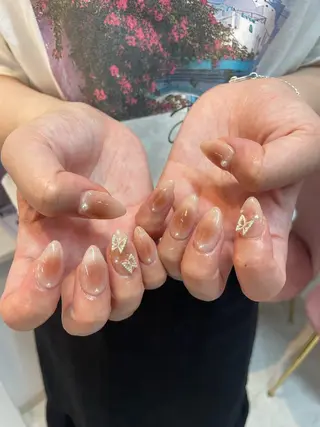 ネイル 束感まつ毛/ネイル/ LED♥KIRARAのマツエク・マツパデザイン