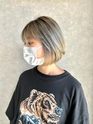 ショート カラー mood tatemachiのヘアスタイル