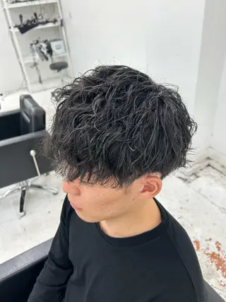 パーマ メンズ 【メンズパーマ特化】 🍏網中勇喜のヘアスタイル