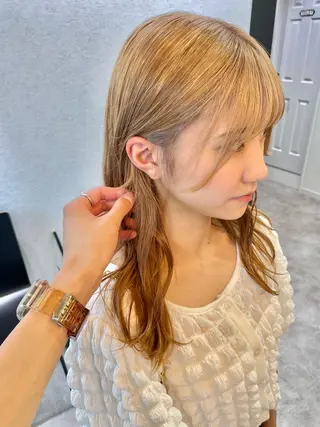 ロング カラー ブリーチ/ハイトーン 🌏💊RAINEのヘアスタイル