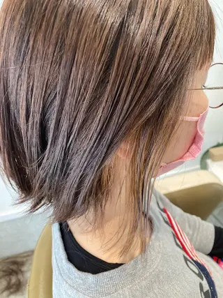 ミディアム 折本 沙織のヘアスタイル