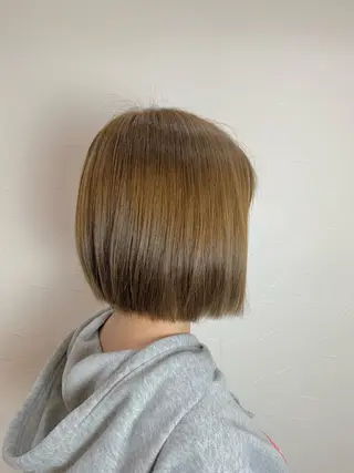 ショート 縮毛矯正&髪質改善/ きょうの🐺のヘアスタイル