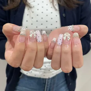 ネイル GO TODAY 吉祥寺Glint所属・うの 韓国ﾈｲﾙ໒꒱⋆⭒˚のネイルデザイン
