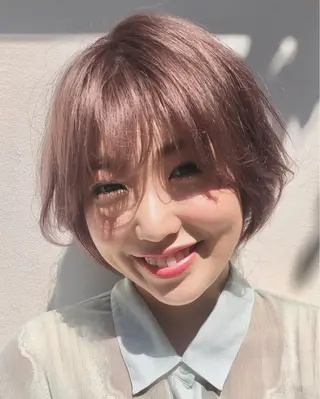 ショート カラー Ｂleu所属・伊熊 美砂のヘアスタイル