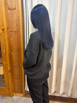 カラー 赤味ゼロ✨️透ける ハイトーン😇ハルキのヘアスタイル