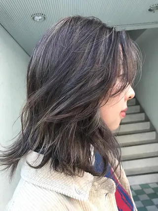 ミディアム GO TODAY SHAIRE SALON所属・miu （ミユ）のヘアスタイル