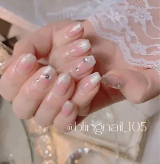 ネイル 23時まで❤︎韓国、 ワンホンネイルのネイルデザイン