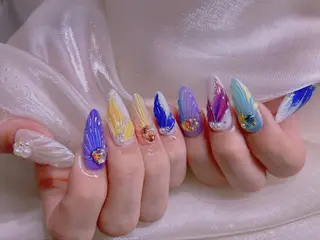 ネイル 長さだし専門店 M2　rikaのネイルデザイン