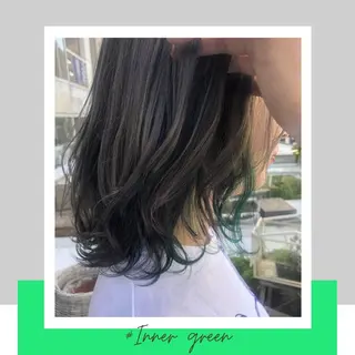 ミディアム カラー ヘアアレンジ VIVIE【ヴィヴィ】所属・髪質改善/韓国風 レイヤー/田村祐樹のヘアスタイル