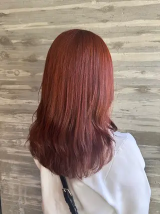 セミロング コテ巻き風/ボブ パーマ🌼杉田 萌恵のヘアスタイル