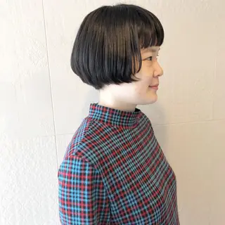 ショート 長井 美佳のヘアスタイル