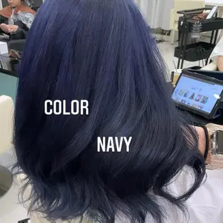 セミロング カラー エクステ🩵ブリーチ 韓国ヘア🩵KAEのヘアスタイル