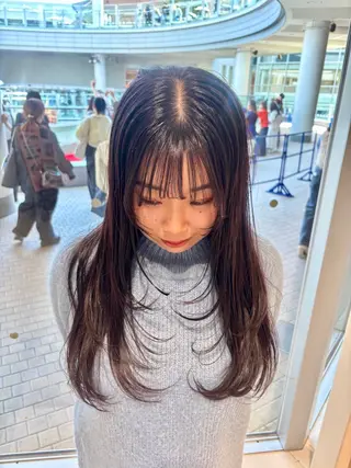 ロング カラー ktwo☆ 暗艶髪☆姫野琳のヘアスタイル