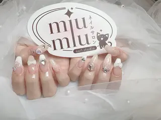 ロング Miu Miu Nail Studio所属・yu naのネイルデザイン