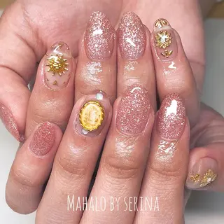 ミディアム カラー ネイル SUNNY BAE. SERINAのネイルデザイン