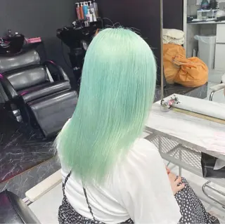 ロング カラー パーマ ヘアアレンジ メンズ キッズ ネイル マツエク・マツパ アイブロウ ハイトーン/ピンク 💗モモ໒꒱のヘアスタイル