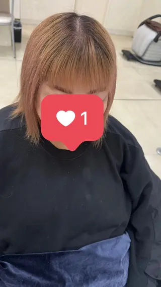 タカハシ リナのヘアスタイル