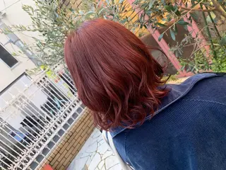 ミディアム カラー 今村 愛美のヘアスタイル