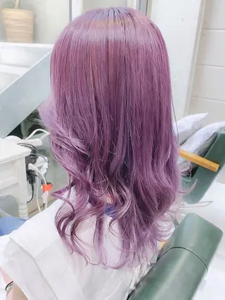 ロング カラー 𝐑𝐈𝐍𝐊𝐀 🐣🩷のヘアスタイル