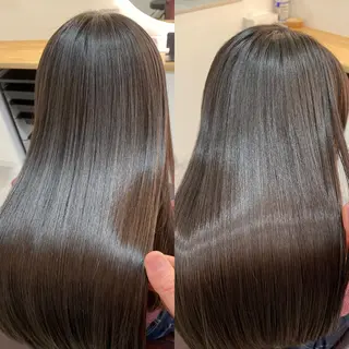 ロング カラー ヘアアレンジ キッズ 横浜関内髪質改善 re:Magoのヘアスタイル