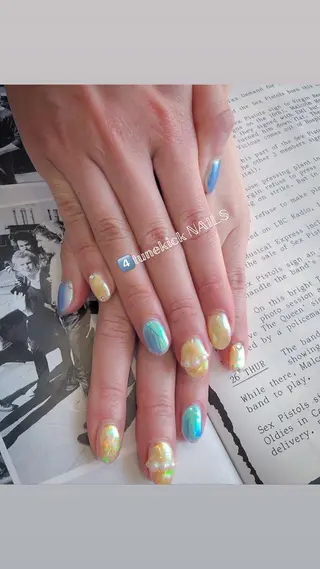 ネイル 4tunekick NAILS(フォーチュンキックネイルズ)所属・光森 淳子のネイルデザイン