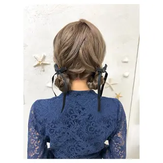 ヘアアレンジ ヘアセット✩.*˚ Tomomiのヘアスタイル