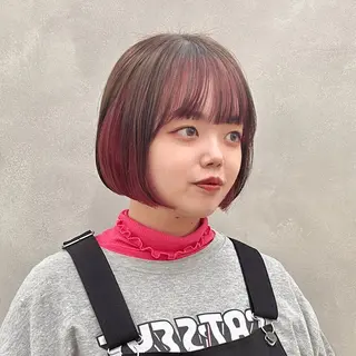 ショート カラー 🤍髪質改善➕透明感 カラー🤍川上葵のヘアスタイル
