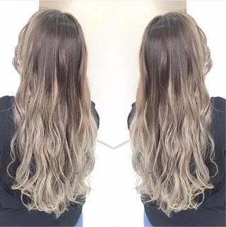 ロング カラー 苅北 泰輔のヘアスタイル