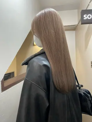 ロング カラー 安部佑哉/ハイトーン /レイヤー/グランジのヘアスタイル