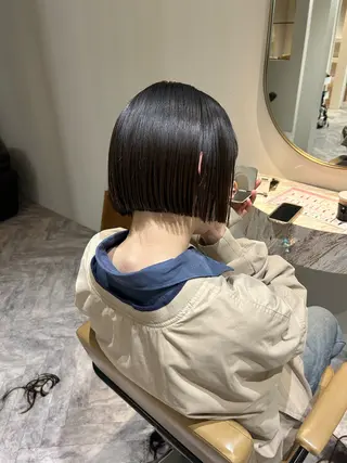 ショート じゅわっと暖色カラー 🍊Moemiのヘアスタイル