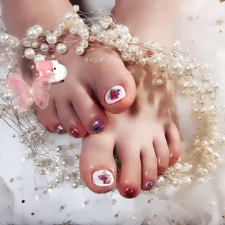 ネイル ラベンダー💖日暮里 ルル💖ネイルのネイルデザイン