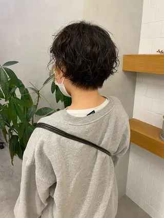 ショート カラー ヘアアレンジ 、 、のヘアスタイル