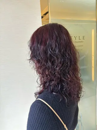 セミロング カラー Iris by artina 武蔵小杉店【イリス バイ アルティナ】所属・🎼レイヤー/顔周り カット/nene♬のヘアスタイル
