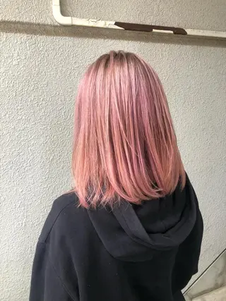 ミディアム カラー ブリーチカラー🌈 石垣翔太のヘアスタイル