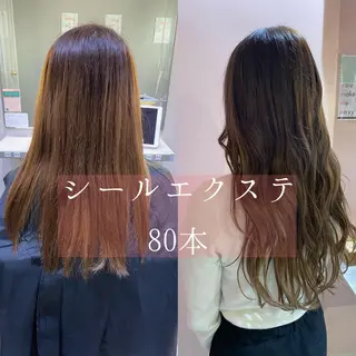 ロング カラー パーマ ヘアアレンジ メンズ キッズ ネイル マツエク・マツパ RIYA❤︎ Aujuaソムリエのヘアスタイル