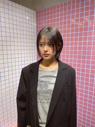 カラー 鎌田 梨瑚のヘアスタイル