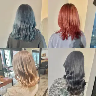 ミディアム カラー La fith hair ray所属・メンズ/パーマ/ ブリーチ/KAITOのヘアスタイル