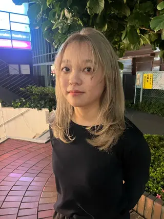 セミロング @kyoniyy KYONIのヘアスタイル