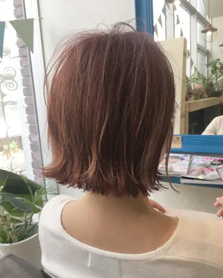 ミディアム カラー nakahara madokaのヘアスタイル