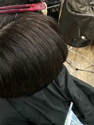 パーマ ⟡.·mamiya 縮毛矯正/ヘアセットのヘアスタイル